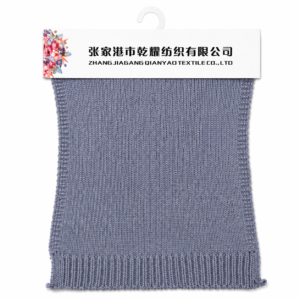 1/3.8 NM Cotton Acrylic Ribbon Yarn Tape Yarn swatch by Qianyao Textile