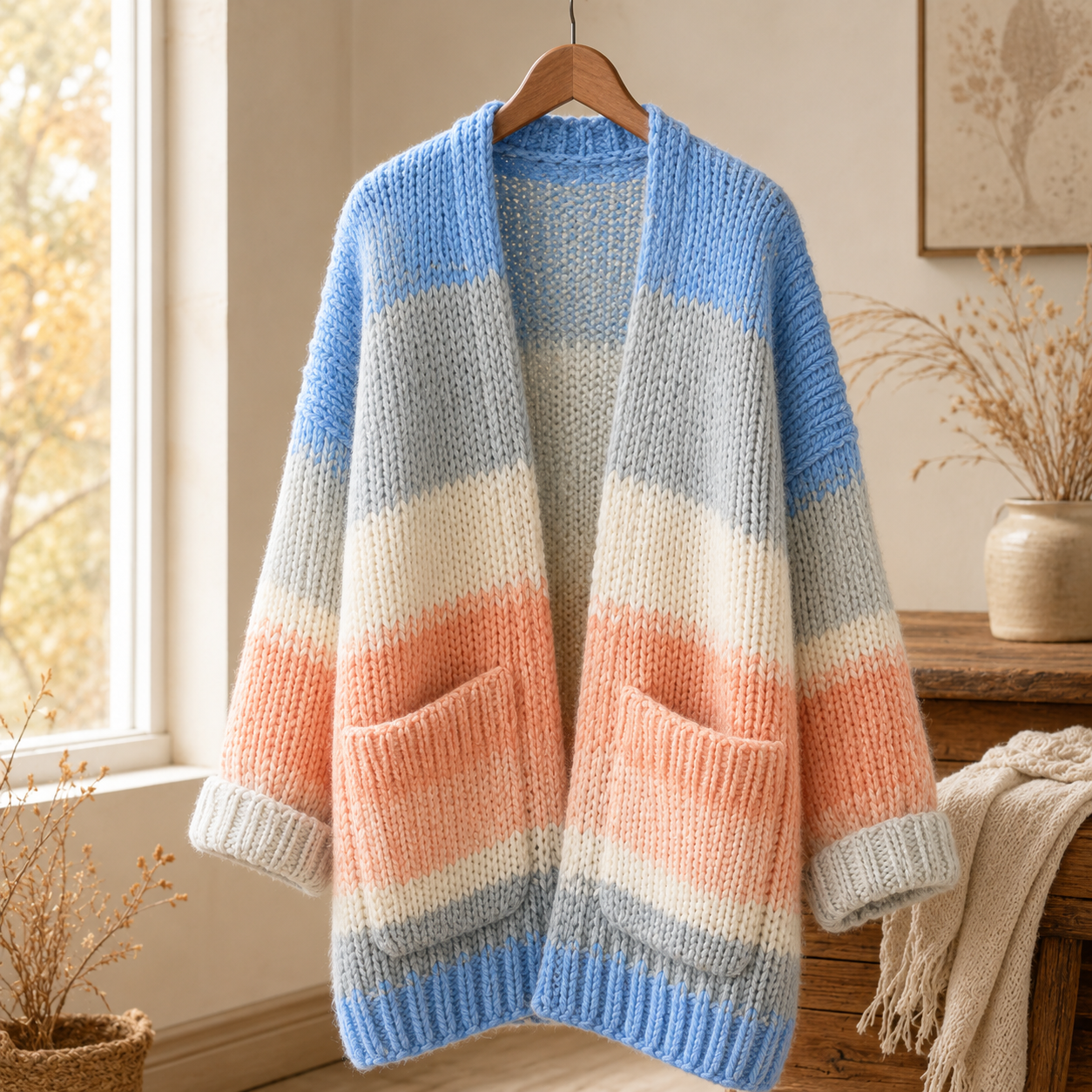 2.5 NM Acrylic Iceland Space Dyed Yarn Space Dyed Yarn texture detail image 3 by Qianyao Textile