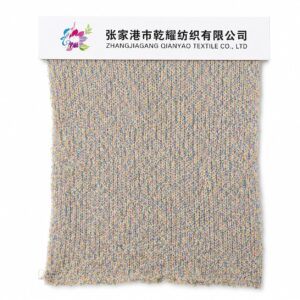 1/2.3 NM acrylic polyester lurex metallic tube yarn sample card for 3GG knitwear