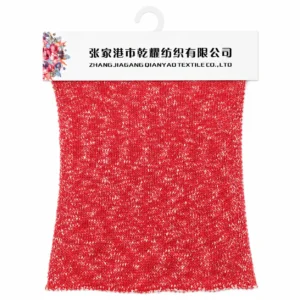 3.9 NM Acrylic Cotton Slub Core-Spun tube yarn swatch by Qianyao Textile