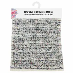 2.8 NM Hollow Tape Yarn with 11 NM Polyester Yarn sample yarn for knitwear sourcing