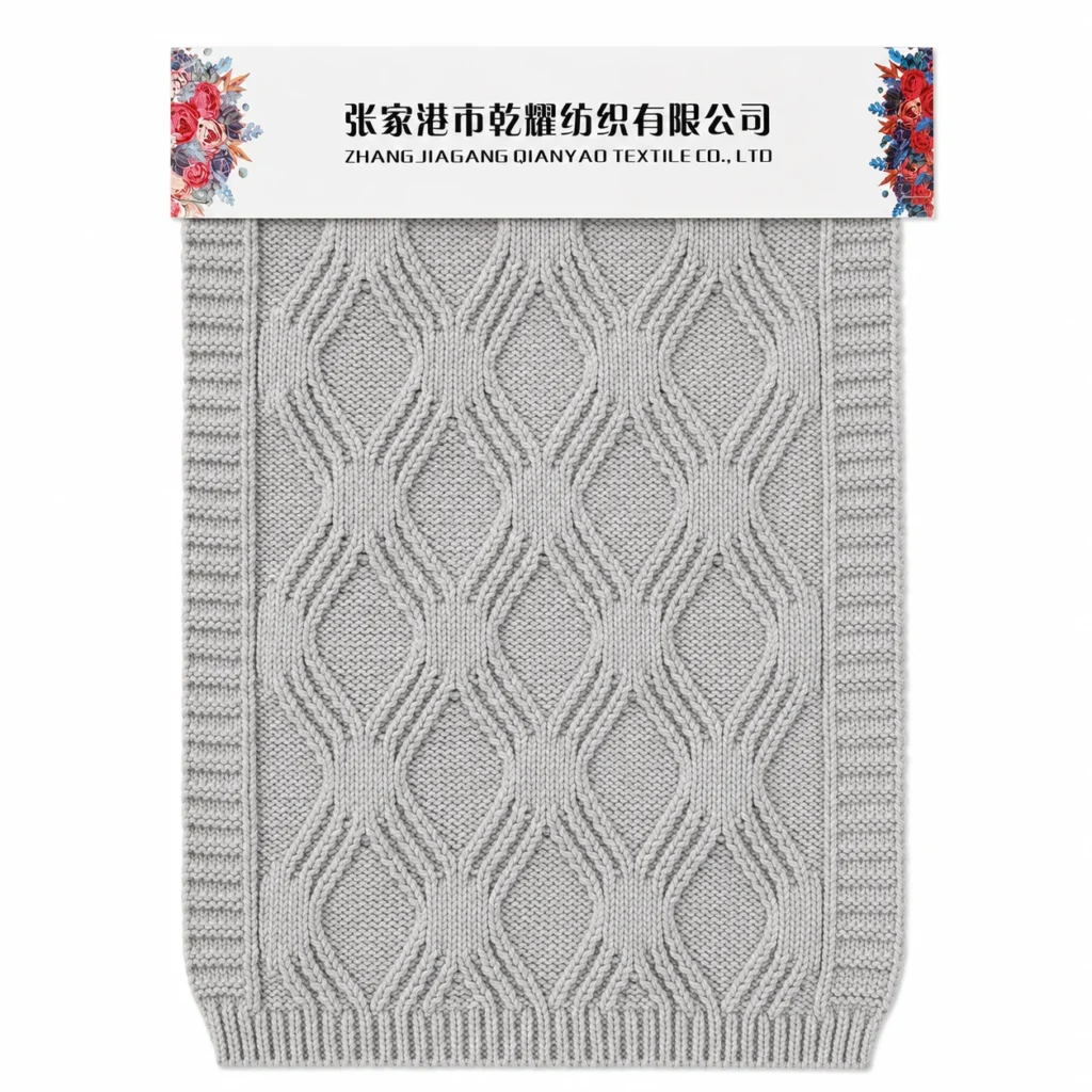 2.3 NM Cotton Acrylic Multi-Strand Yarn main swatch by Qianyao Textile