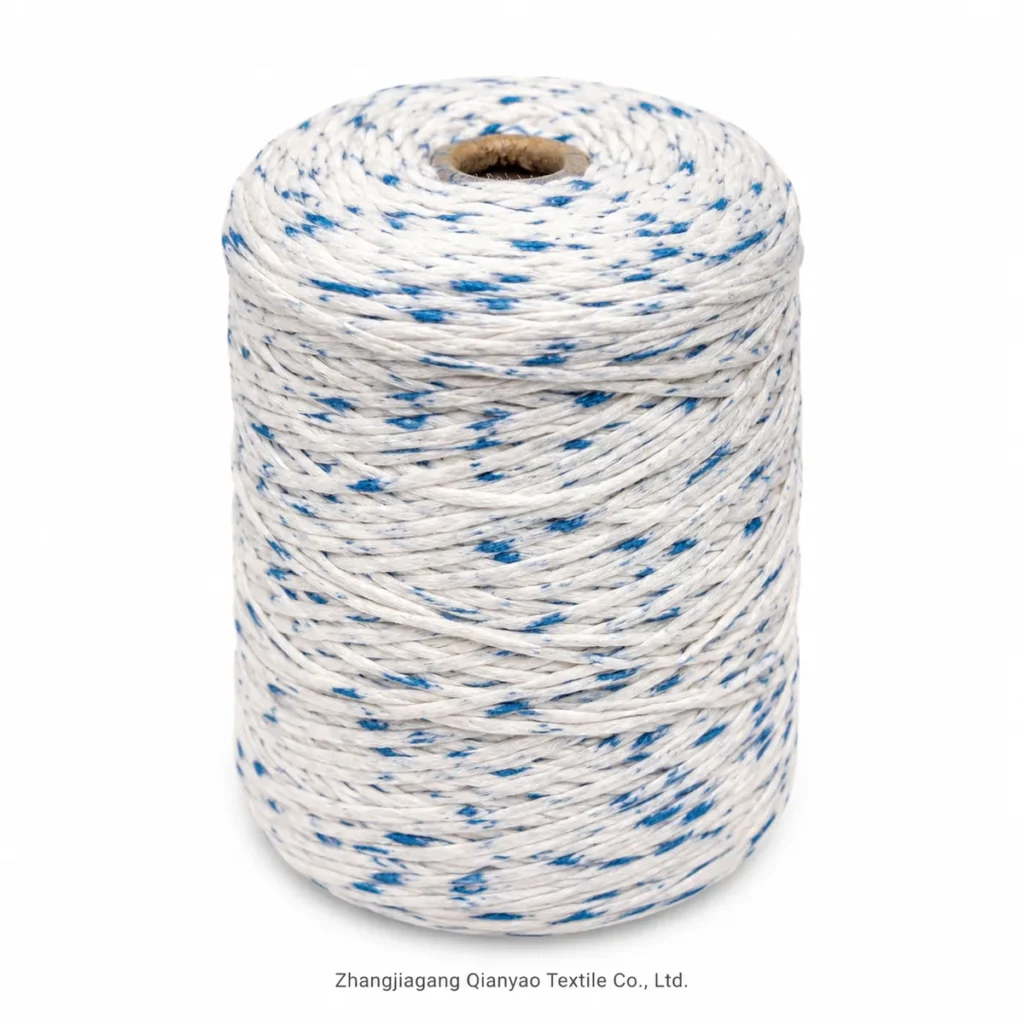 2.7 NM Cotton Tape Yarn - Space Dyed product swatch by Qianyao Textile