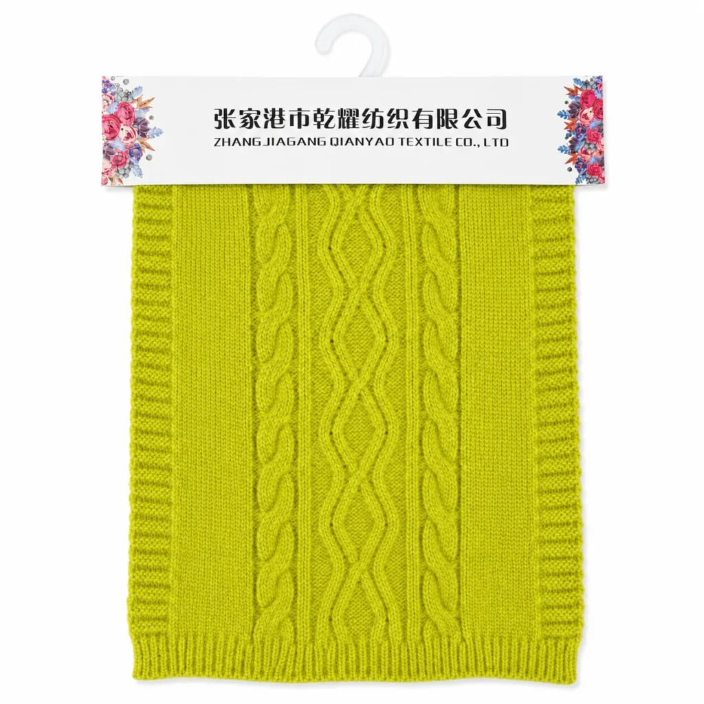 4.6 NM 60% Acrylic 40% Polyester Brushed Yarn sample for knitwear sourcing