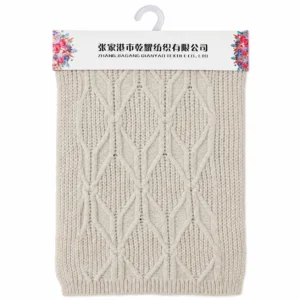 50% Recycled Polyester Blend Brushed Yarn sample for knitwear sourcing